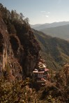 The less common view of Taktsang from above